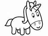 Coloring Unicorn Pages Easy Cute Clipart Unicorns Fluffy Simple Outline Printable Cartoon Drawing Kids Pink Minion Color Colouring Sheets Despicable sketch template