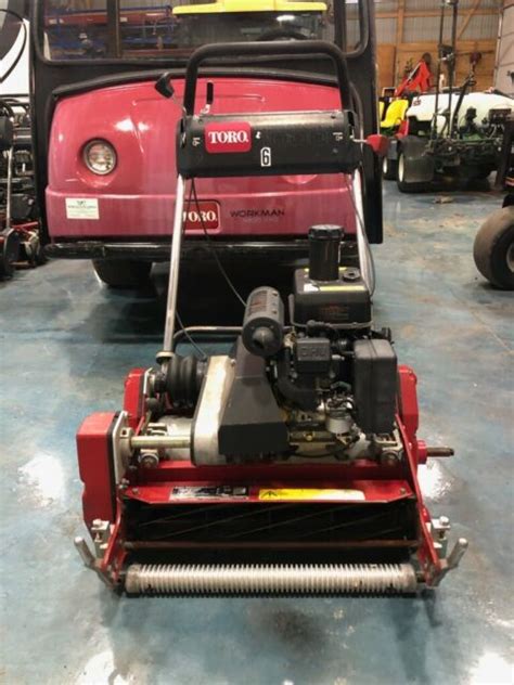 Toro Gm1000 Putting Green Mower With Transport Tires And Grass Catcher