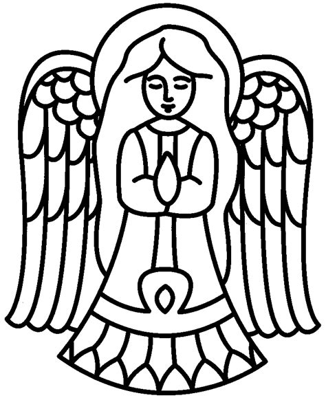 simple angel pictures clipartsco