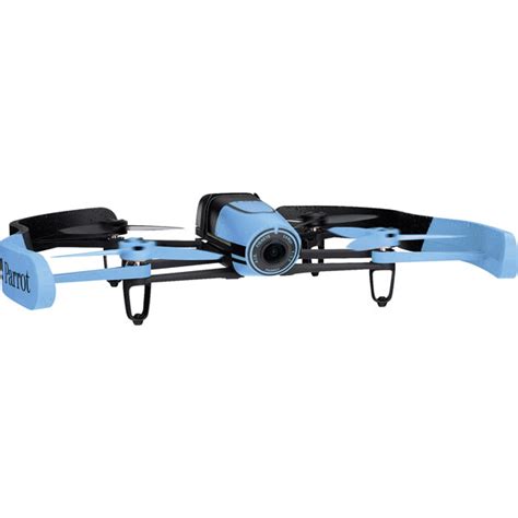 parrot drone bebop blue quadcopter rtf including camera  gps rapid