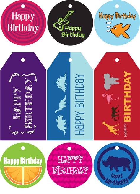 printable gift tags kids learning activity  printable gift