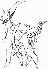 Coloring Pokemon Pages Legendary Arceus Lugia Word Game sketch template