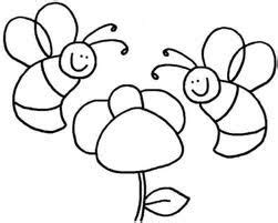 pin em bee coloring pages