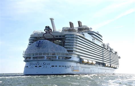 largest cruise ship  built debuts   weeks