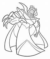 Zurg Emperor Toy Story Coloring Pages Evil Cartoons Buzz Lightyear Colorkid Woody sketch template