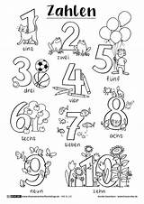 Zahlen Englisch Malvorlagen Lernen Ausmalen Spielend sketch template