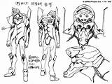 Evangelion Eva Unit Eoe Neon Wiki Genesis Sheet Eva02 Character Foam Build Wikia Anime sketch template