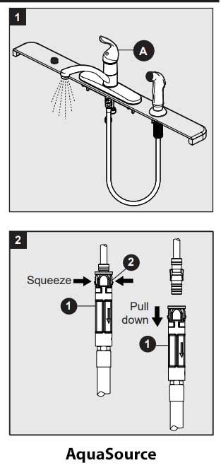 aquasource bathroom faucet parts diagram