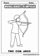 Flecha Tiro Esportes sketch template