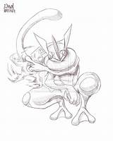 Greninja Pokemon Coloring Pages Sketch Drawing Ash Sheets Getcolorings Color Printable Getdrawings Rayquaza Choose Board sketch template