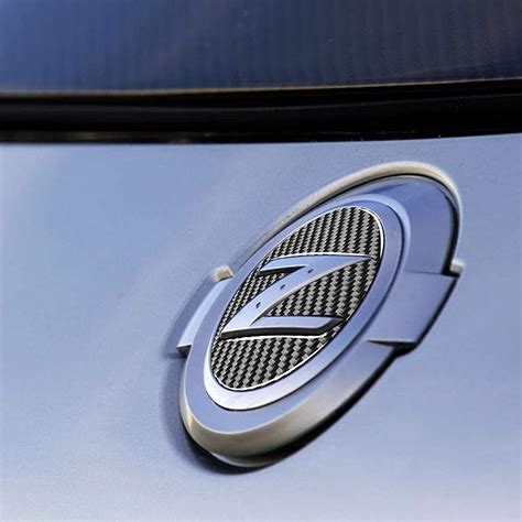 amazoncom car carbon fiber front label logo sticker trim  nissan     car