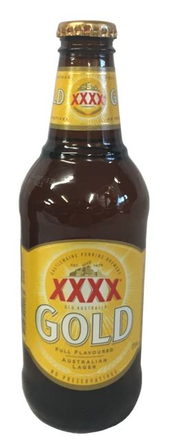 xxxx gold lager single bottle beer from australia