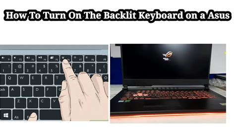 enable keyboard backlit asus  model youtube