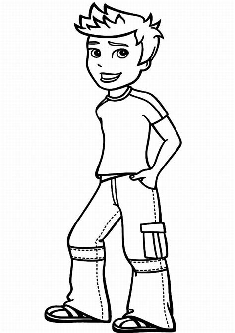 boys coloring pages funchap