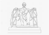 Lincoln Memorial Coloring Abraham Drawing Kindpng sketch template