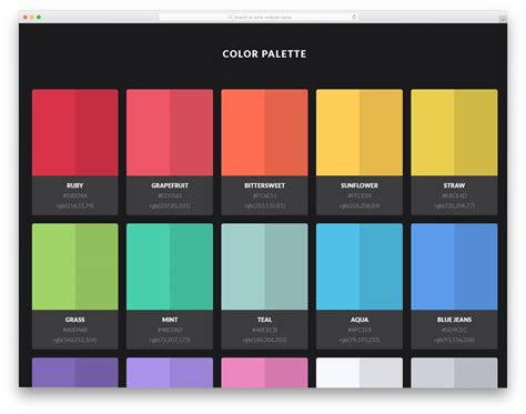 flamboyant color palette css designs  pros  casual users