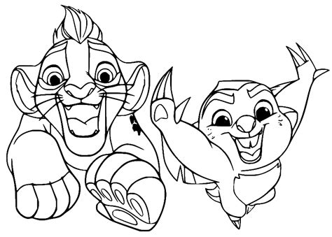 lion guard coloring pages coloring pages  kids  adults