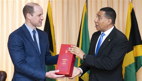 Jamaican Prime Minister Andrew Holness Tells Prince William Kate His