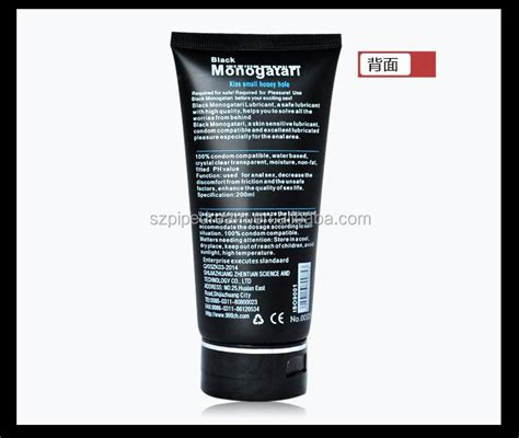 black 200ml silk touch anal lubricant water based sex oil anal gel