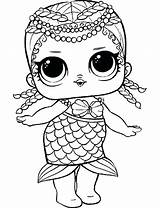 Coloring Lol Pages Printable Doll Merbaby sketch template