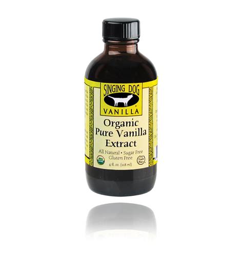 sugar  organic vanilla extract singing dog vanilla