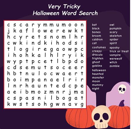 images  halloween word search printable pages printable