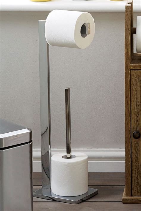 moderna toilet roll stand chrome toilet roll holder chrome bathroom mirror  shelf