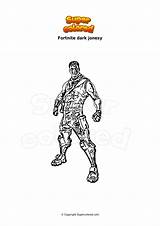 Fortnite Jonesy Dark Coloriage Ausmalbild Supercolored Chigusa Facet sketch template