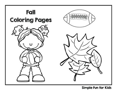 coloring pages preschool fall coloring pages