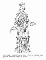 Chinese Dover Fashions sketch template