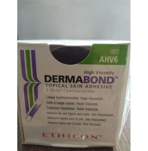 ethicon dermabond topical skin adhesive  octyl cyanoacrylate ahv