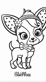 Chihuahua Perritos Coloringpages sketch template
