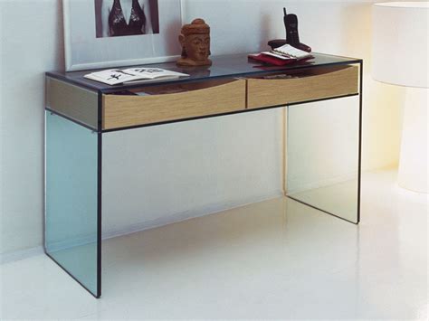 Gulliver Modern Glass Console Table By Tonelli Nova68