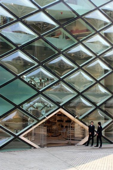 diamond shape building facade architecture