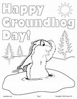 Groundhog Ground Hog Sheets Worksheets Supplyme Malvorlagen Druckbare Mandala Mpmschoolsupplies sketch template