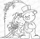 Stamps Rubber Whimsy Teddy Wee sketch template