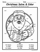 Christmas Math Color Solve Teaching Tes Different Does Why Look sketch template