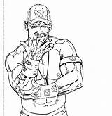 Roman Reigns Coloring Pages Wwe Printable Getcolorings Colorin sketch template