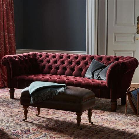chesterfield sofa burgundy mohair soho home burgundylivingroomdecor