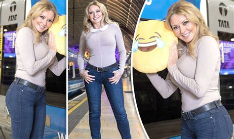 Carol Vorderman Showcases Award Winning Rear In Skintight