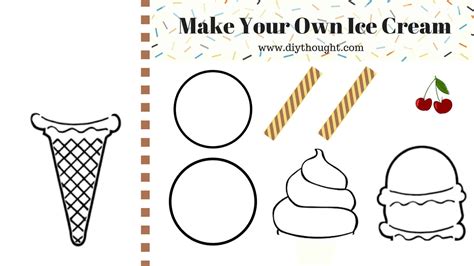 cool ice cream printables diy thought