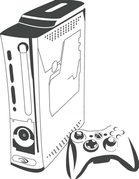 xbox coloring pages  getdrawings