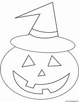 Pumpkin Coloring Pages Smiling Lantern Jack Printable Halloween Print Drawing sketch template