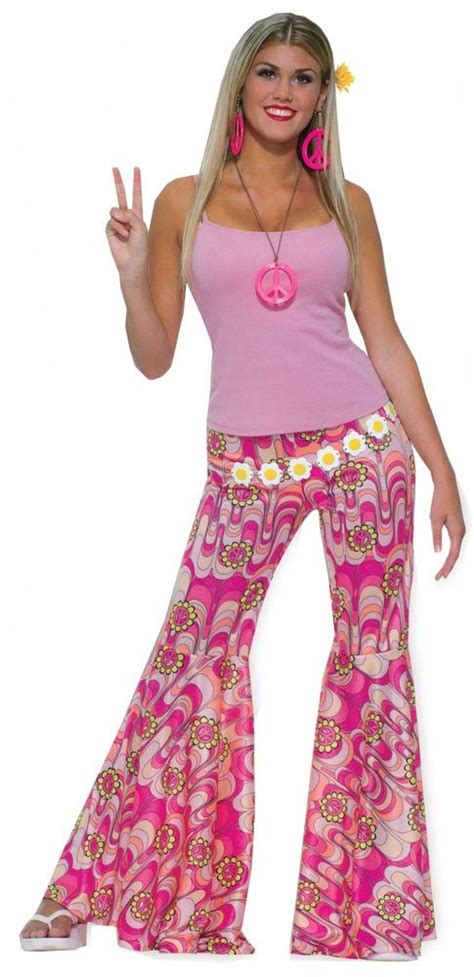 Seventies Fashion Women Home 70s Costumes For Women Womens Pink
