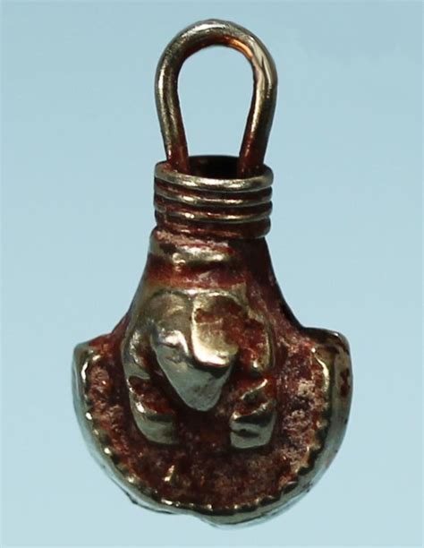 egyptian gold hathor pendant