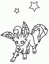 Pokemon Coloring Pages Eevee Leafeon Printable Print Info Kids Color Colouring Book Template Popular Coloringhome sketch template