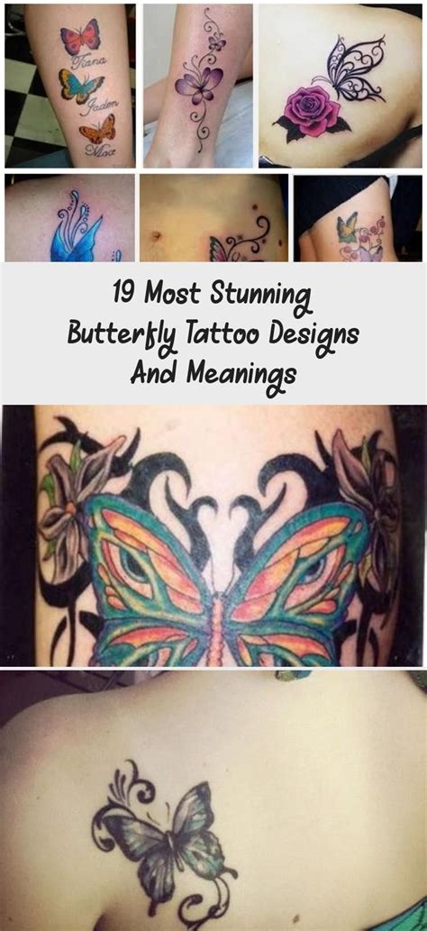 19 Most Stunning Butterfly Tattoo Designs And Meanings Styles At Life