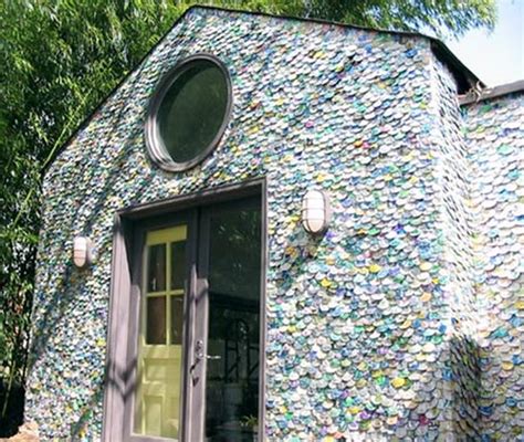 top  homes built  recycled materials