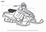 Snowmobile Drawing Draw Ski Doo Step Drawings Coloring Pages Cool Other Tutorials Sheets Printable Getdrawings Learn Kids Sketch Print Paintingvalley sketch template
