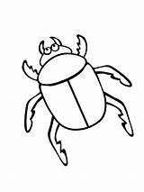 Escarabajo Dibujosparaimprimir Imágenes Insectos Colorea Kever Coloración Otras sketch template